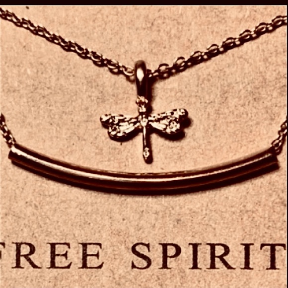Dragon Fly Necklace adjustable length Friendship Necklace Boho Gift - Picture 3 of 4